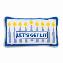 Load image into Gallery viewer, Let's Get Lit Needlepoint Pillow