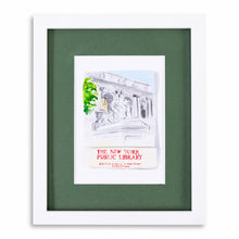Load image into Gallery viewer, NY Public Library Matchbook Art Print