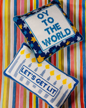Load image into Gallery viewer, Let's Get Lit Needlepoint Pillow