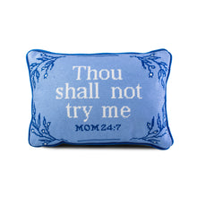 Load image into Gallery viewer, Try Me Needlepoint Pillow