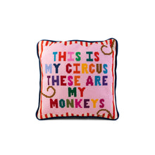Load image into Gallery viewer, My Circus Needlepoint Pillow