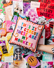 Load image into Gallery viewer, My Circus Needlepoint Pillow
