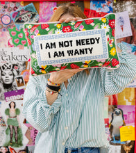 Load image into Gallery viewer, Not Needy Needlepoint Pillow