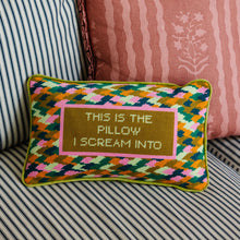 Load image into Gallery viewer, Scream Needlepoint Pillow