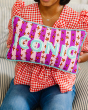 Load image into Gallery viewer, Iconic Needlepoint Pillow