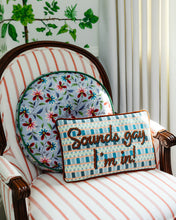 Load image into Gallery viewer, Sounds Gay Needlepoint Pillow
