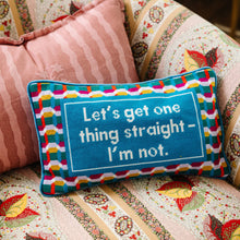 Load image into Gallery viewer, Straight Needlepoint Pillow