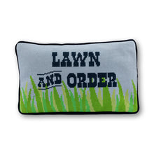 Load image into Gallery viewer, Lawn & Order Needlepoint Pillow