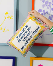 Load image into Gallery viewer, Sharpest Tool Needlepoint Pillow