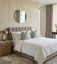 Load image into Gallery viewer, Aylin Floral Pillow Cover in Eucalyptus, Villa Nova Textiles