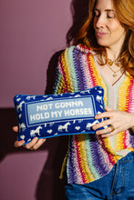 Load image into Gallery viewer, Hold My Horses Needlepoint Pillow