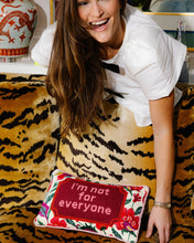 Load image into Gallery viewer, Not For Everyone Needlepoint Pillow