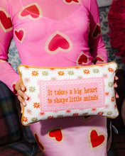 Load image into Gallery viewer, Big Heart Needlepoint Pillow