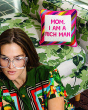 Load image into Gallery viewer, Rich Man Needlepoint Pillow
