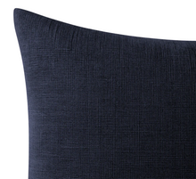 Load image into Gallery viewer, Bancroft Wool Pillow Cover in Navy Blue, Schumacher Textiles