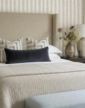 Load image into Gallery viewer, Pastiche Pillow Cover in Chalk Jet, Kelly Wearstler Textiles