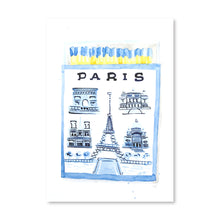 Load image into Gallery viewer, Paris Matchbook Art Print