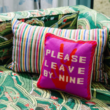 Load image into Gallery viewer, Leave by Nine Needlepoint Pillow