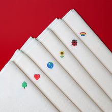 Load image into Gallery viewer, Our Extra-Soft, Extra-Sustainable Hanky with ❤️ Heart Embroidery