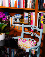 Load image into Gallery viewer, Drink Champagne Needlepoint Pillow