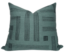 Load image into Gallery viewer, Pastiche Pillow Cover in Spruce Jet, Kelly Wearstler Textiles