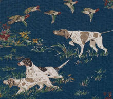 Load image into Gallery viewer, Pointers Pillow Cover in Navy Blue, Schumacher Textiles