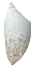 Load image into Gallery viewer, Dappled Stripe Pillow Cover in Oyster, Indoor Outdoor Pillow, Holly Hunt Textiles