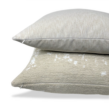 Load image into Gallery viewer, Dappled Stripe Pillow Cover in Oyster, Indoor Outdoor Pillow, Holly Hunt Textiles