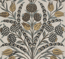 Load image into Gallery viewer, Cornelia Pillow Cover in Gold and Grey, Thibaut Pillows