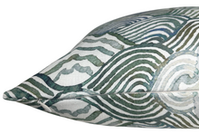 Load image into Gallery viewer, Shangri La Pillow Cover in Verde Green