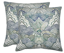 Load image into Gallery viewer, Shangri La Pillow Cover in Verde Green
