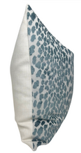 Load image into Gallery viewer, Spotted Velvet Pillow Cover in Marine