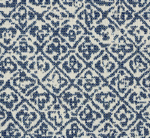 Load image into Gallery viewer, Sarong Weave Pillow Cover in Indigo Blue, Schumacher Textiles