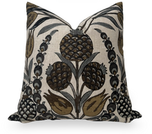Load image into Gallery viewer, Cornelia Pillow Cover in Gold and Grey, Thibaut Pillows