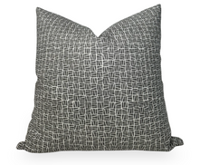 Load image into Gallery viewer, Camber Pillow Cover in Charcoal, Lindsay Alker Textiles