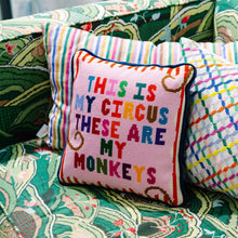 Load image into Gallery viewer, My Circus Needlepoint Pillow