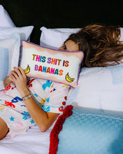 Load image into Gallery viewer, Bananas Needlepoint Pillow