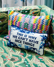 Load image into Gallery viewer, Nice Things Needlepoint Pillow