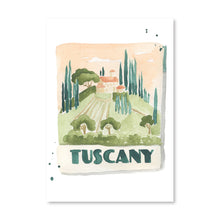 Load image into Gallery viewer, Tuscany Matchbook Art Print