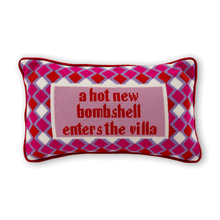 Load image into Gallery viewer, Hot New Bombshell Needlepoint Pillow