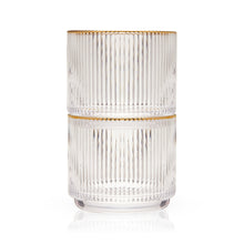 Load image into Gallery viewer, Meridian Crystal Lowball Tumblers Set of 2