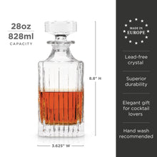 Load image into Gallery viewer, Reserve Milo Crystal Liquor Decanter