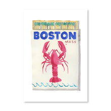 Load image into Gallery viewer, Boston Matchbook Art Print