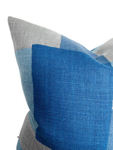 Load image into Gallery viewer, Collage Pillow Cover in Indigo Gray, Peter Dunham Textiles