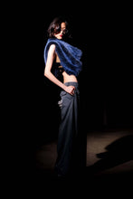 Load image into Gallery viewer, Cowl Neck Faux Fur Crop Top