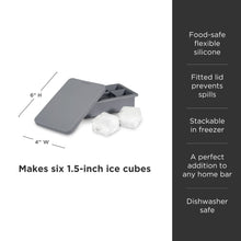 Load image into Gallery viewer, Glacier Highball Ice Cube Tray with Lid