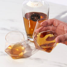 Load image into Gallery viewer, Seneca Faceted Crystal Tumblers Set of 2