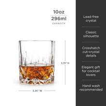 Load image into Gallery viewer, Admiral Crystal Tumblers Set of 4