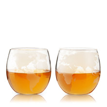 Load image into Gallery viewer, Globe Whiskey Tumblers Set of 2