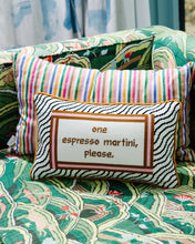 Load image into Gallery viewer, Espresso Martini Needlepoint Pillow